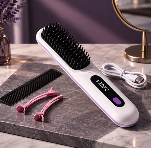 Lisseur sans fil Curliss blanc, vue principale