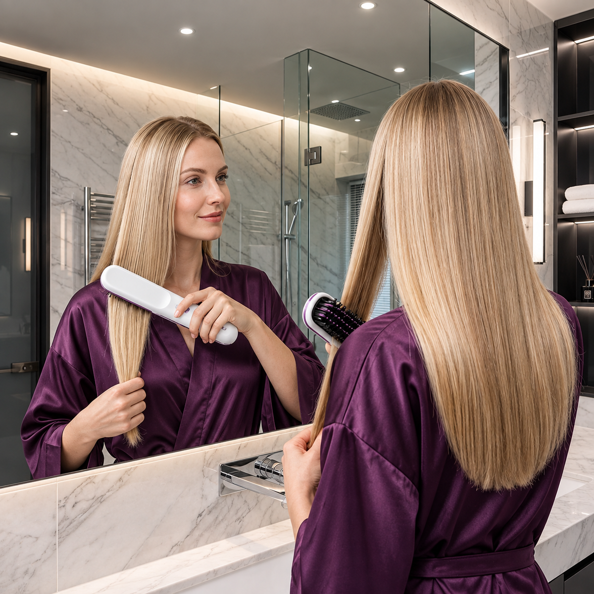 Lisseur sans fil Curliss rechargeable USB-C